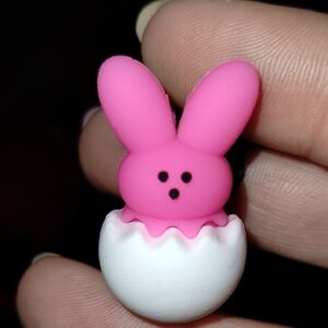 Homemade Peep Inspirational Croc Charm